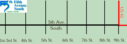 Fifth Avenue Naples Florida Map