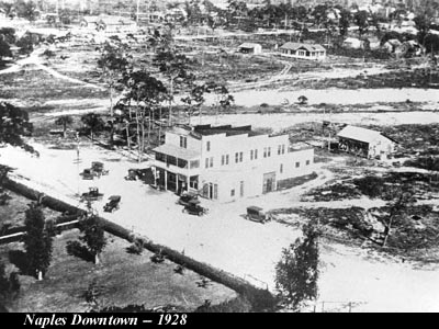 Historical Photo of Downtown Naples Florida 1928
